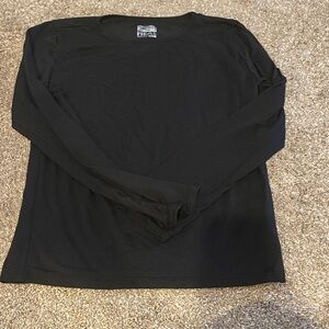 32 Degrees Boys Black Long Underwear Shirt